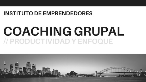 Coaching Grupal Instituto de Emprendedores